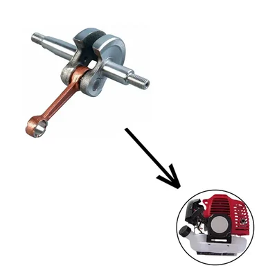 Crank Shaft for 2 Stroke 52 cc Brush Cutter